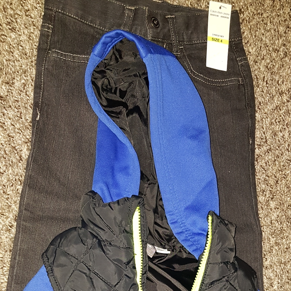 Bundle, Sweatshirt and Brand New Jeans